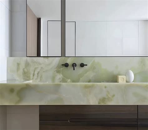 Green Onyx Slabs & Countertops applications | Acemar Stone