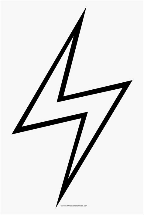 Lightning Bolt Coloring Page - Harry ... | Pictures of lightning bolts, Harry potter lightning ...