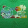 Vintage 80s California Surfer T-Shirt Mens L Screen Stars Green T Shirt ...