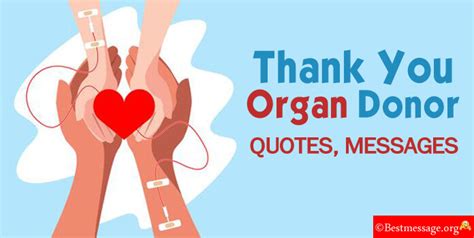 Best Thank You Organ Donor Quotes | Reply Messages