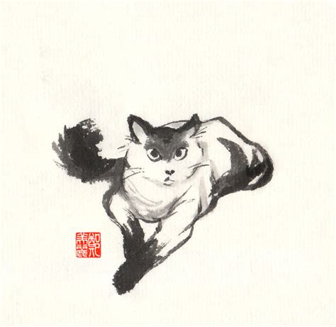 Chinese ink paintings (collection) | Mei-Li Nieuwland Illustration