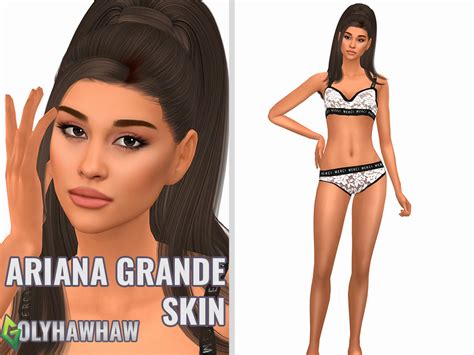 The Sims Resource - Ariana Grande Skin