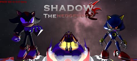 The new title screen for Shadow The Hedgehog 2. - Shadow The Hedgehog 2 Demo by EggsDev - Game Jolt