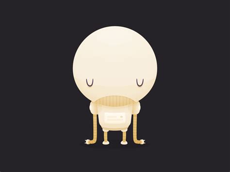 Marvin the Paranoid Android by Thomas Fitzpatrick on Dribbble