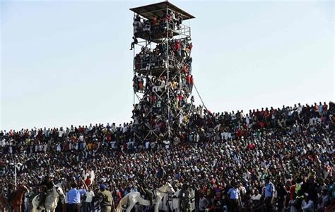 40,000 cram into 16,000 stadium for Nigeria v Egypt