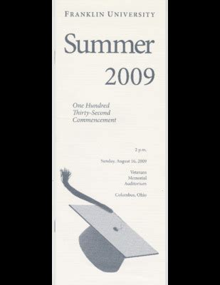 "Summer 2009 Commencement" by Franklin University