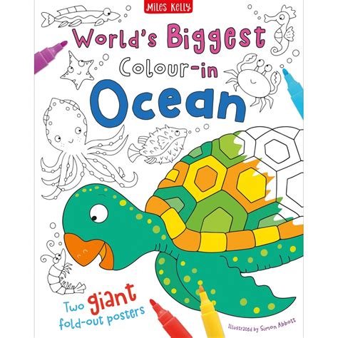 Miles Kelly World’s Biggest Colour-in 4-pack Giant Pull-Out Wall Posters | Smyths Toys UK