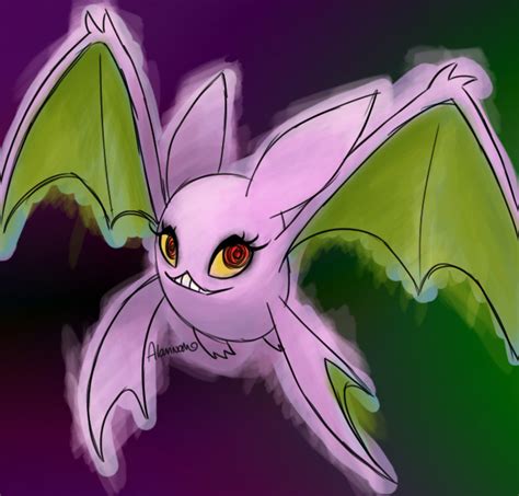 Shiny Crobat by skeletall on DeviantArt