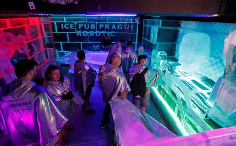 Made of ice, Prague bar offers winter chills amid deadly heatwave | Pics