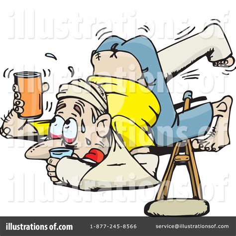 Injury Clipart #35023 - Illustration by Dennis Holmes Designs