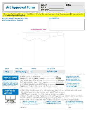 Print Proof Approval Form - payment proof 2020