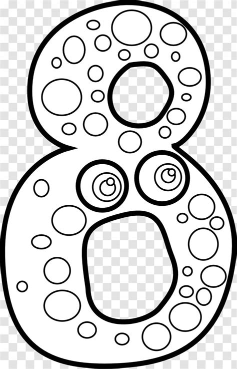 Black And White Download Drawing Clip Art - Number - Numbers Kids Transparent PNG