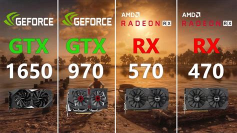 GTX 1650 vs GTX 970 vs RX 570 vs RX 470 Test in 7 Games - YouTube