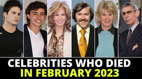 Famous Celebrities Who Died in February 2023 - YouTube