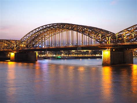 Hohenzollernbruecke (Hohenzollern Bridge) Over River Rhine in Ko Stock ...