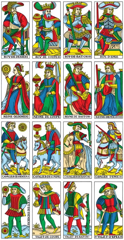 Table and Image in the Court Cards - Tarot | Yoav Ben-Dov