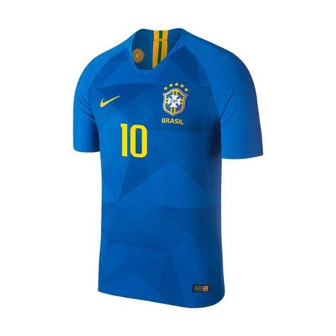 NIKE BRAZIL 2018 AWAY AUTHENTIC NEYMAR JR JERSEY - Soccer Plus