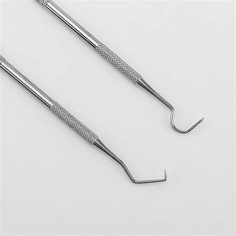 Professional Dental Tools, Dog Teeth Scaler And Scraper Stainless Steel Tartar Remover, 3 Pack ...