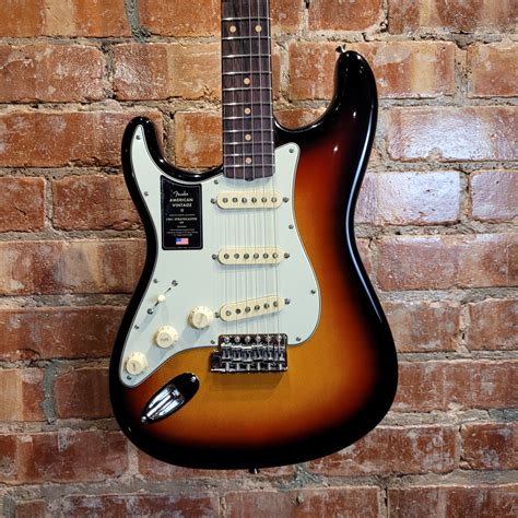 New Fender Stratocaster LH Electric Guitar 3 Colour Sunburst | 1961 American Vintage II Guitars ...