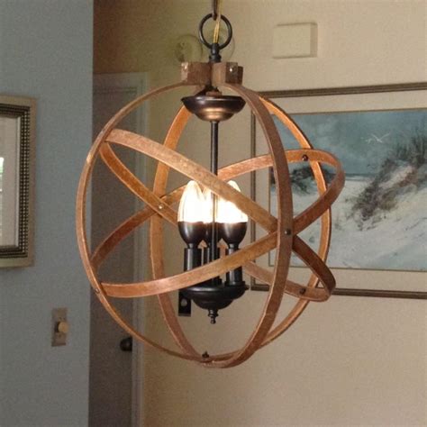 ORB CHANDELIER LIGHT 14" Atomic Light Fixture Industrial Lighting ...