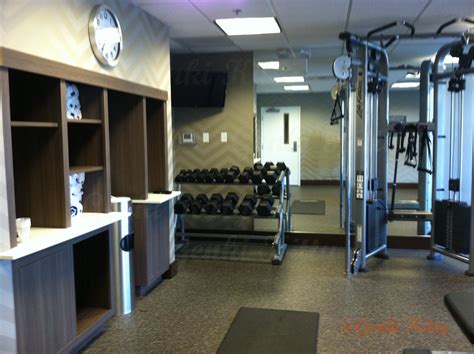 Residence Inn in Redondo Beach, California. The complimentary gym for guests. #genkikitty # ...