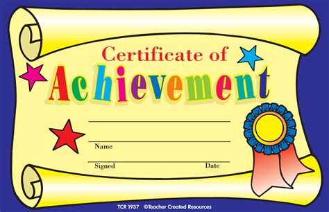 Certificate of Achievement Awards - TCR1937 | Teacher Created Resources