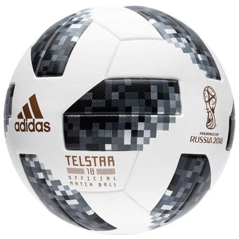 adidas Fodbold VM 2018 Telstar 18 Kampbold - Hvid/Sort/Sølv | www ...