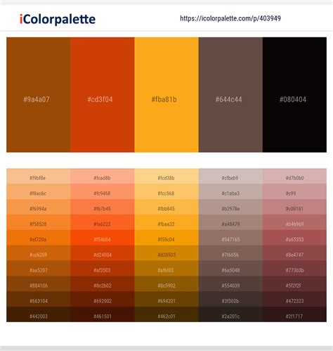 16 Brown Color Palettes | Curated collection of Color Palettes