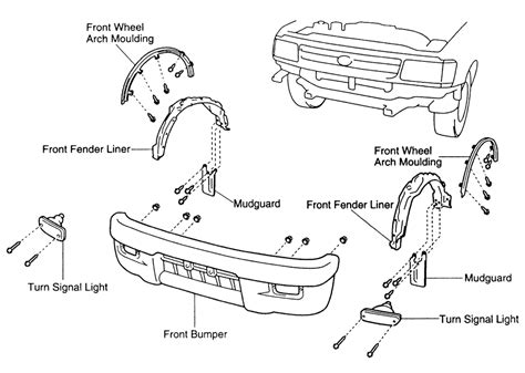 Toyota Tacoma Front Bumper Parts