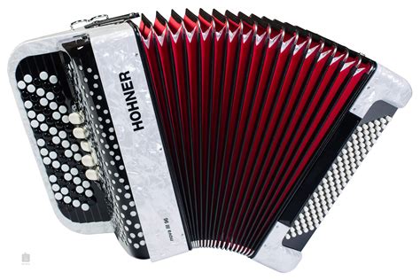 HOHNER Nova III 96 white, C-stepped Chromatic Accordion