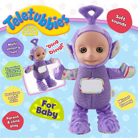 Teletubbies 6797 Tinky Winky Sensory Soft Toy, Multi-Colour – TopToy