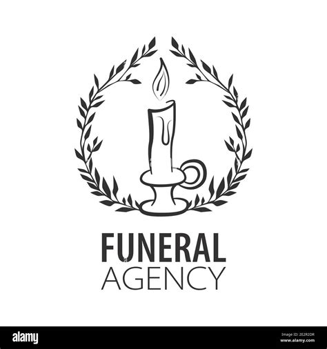 Vector logo of funeral services Stock Vector Image & Art - Alamy