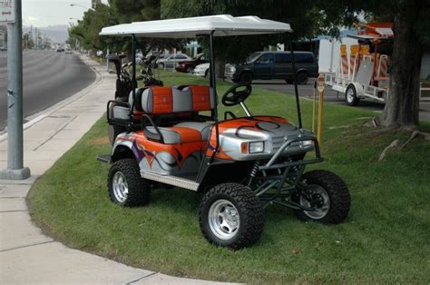 Custom Golf Carts -- Custom Painted Snake Skin Lifted Golf Cart Las Vegas | Golf carts, Lifted ...