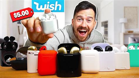 I Bought All The AirPods On Wish.. - YouTube