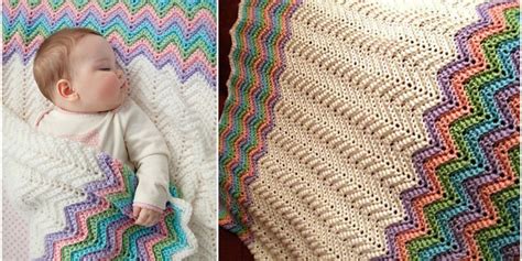 Crochet Rainbow Baby Blanket