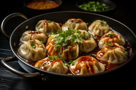 Premium Photo | Flavorful Bhutanese Momos Momos Dumplings image photography