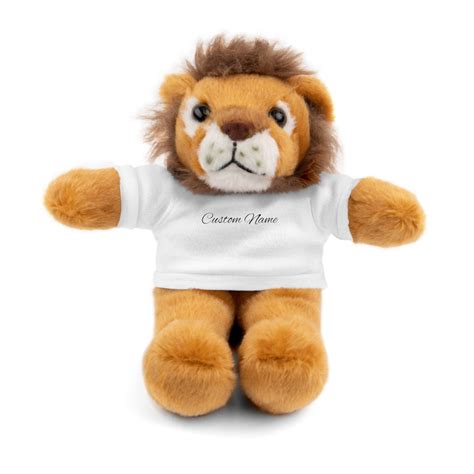 Personalized Name Stuffed Animals With Tee - Etsy