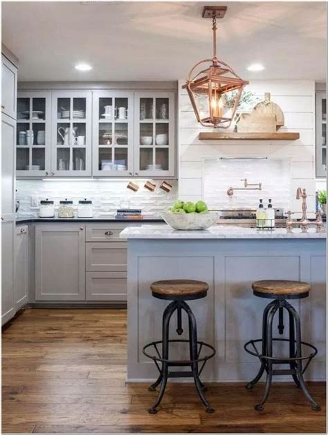 75 Modern Farmhouse Kitchens And Cabinets Joanna Gaines 10 - dougryanhomes | Joanna gaines ...