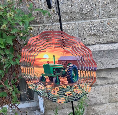 Tractor Wind Spinner - Etsy