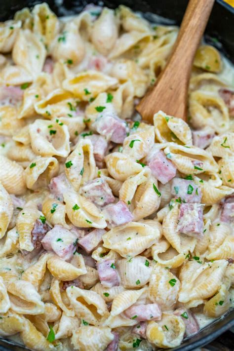 Ham and Cheese Pasta Recipe [Video] - 30 minutes meals