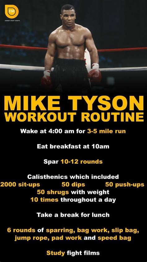 Mike Tyson's Boxing Training Workout