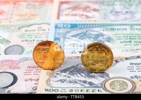 Coins of Nepal. Nepalese rupee coins Stock Photo: 97293120 - Alamy