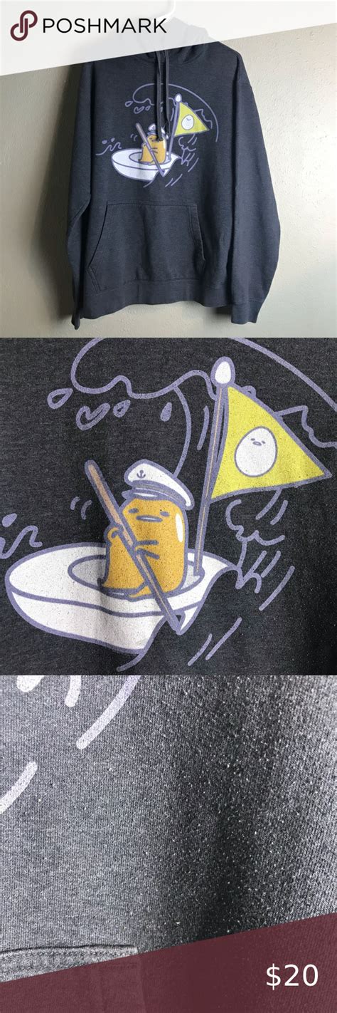 Gudetama egg hoodie large F2 | Company shirts, Hoodies, Sweatshirt shirt