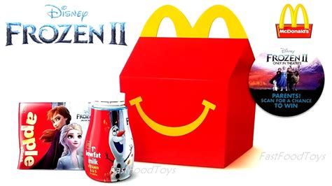 McDonald's Disney Frozen 2 Happy Meal Toys Full Set Restaurant Display Kids Movie Collection US ...