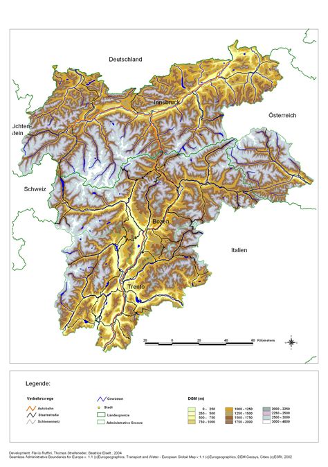 South Tyrol Italy Map