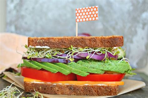 Gourmet Veggie Sandwich - Killing Thyme