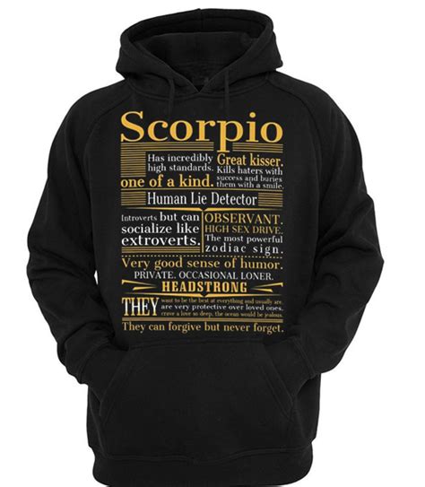 scorpio quotes Hoodie