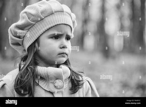 Little girl walking in forest Black and White Stock Photos & Images - Alamy