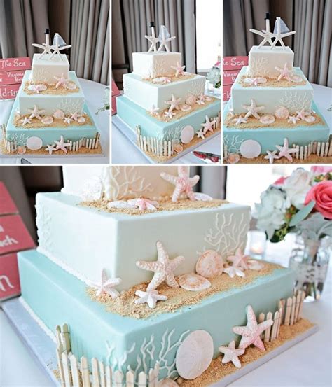 78 best Beach Wedding Cakes images on Pinterest | Beach wedding cakes, Cake wedding and Beach ...