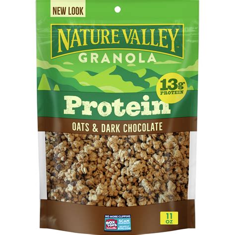 Nature Valley Granola, Protein, Oats and Dark Chocolate, 11 oz pouch - Walmart.com - Walmart.com